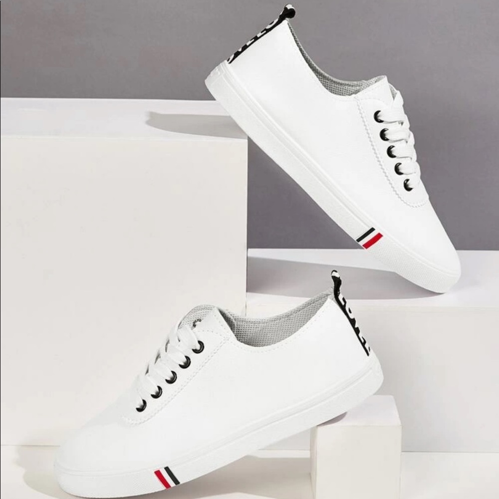 Lace Up Low Top Sneakers